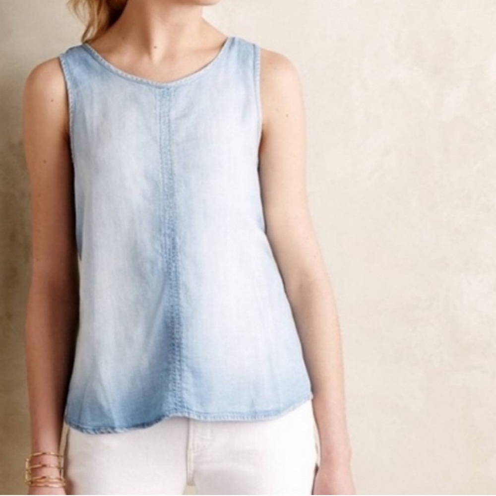 Anthropologie Cloth & Stone chambray top